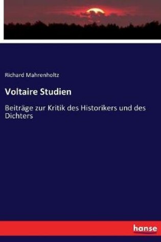 Cover of Voltaire Studien