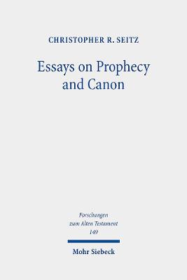 Cover of Essays on Prophecy and Canon