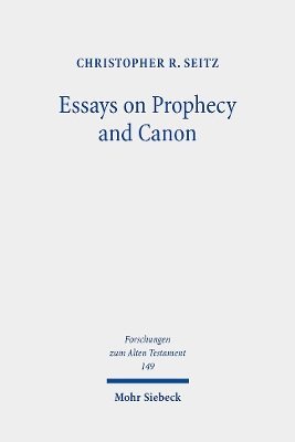 Book cover for Essays on Prophecy and Canon