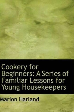 Cover of Cookery for Beginners