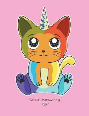 Book cover for Caticorn Handwriting Paper