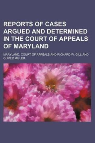 Cover of Reports of Cases Argued and Determined in the Court of Appeals of Maryland (Volume 5)