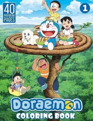 Book cover for Doraemon Coloring Book Vol1