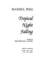 Book cover for Tropical Night Falling
