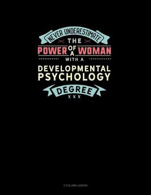 Cover of Never Underestimate The Power Of A Woman With A Developmental Psychology Degree
