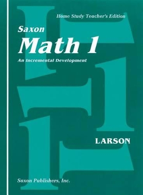 Cover of Saxon Math 1 Home Study Teachers Manual First Edition