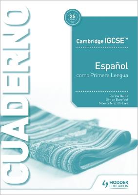 Book cover for Cambridge IGCSE (TM) Espanol como Primera Lengua Cuaderno de ejercicios