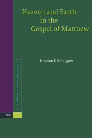 Cover of Heaven and Earth in the Gospel of Matthew