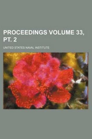 Cover of Proceedings Volume 33, PT. 2