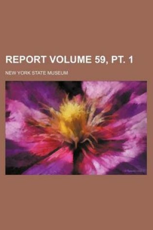 Cover of Report Volume 59, PT. 1