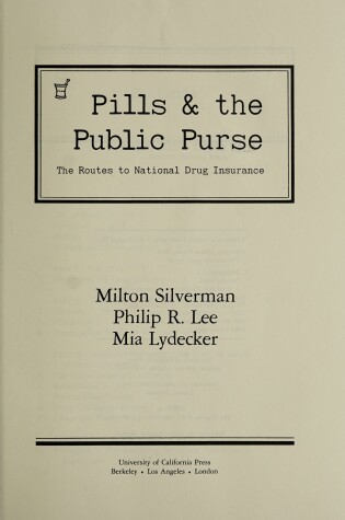 Cover of Pills and Public Purse