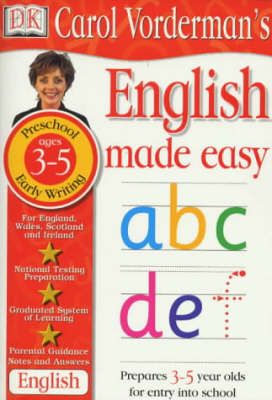 Book cover for English Made Easy:  Age 3-5 Early Writing