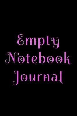 Book cover for Empty Notebook Journal