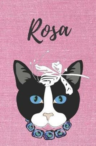 Cover of Rosa Notizbuch-Katzen / Malbuch / Tagebuch