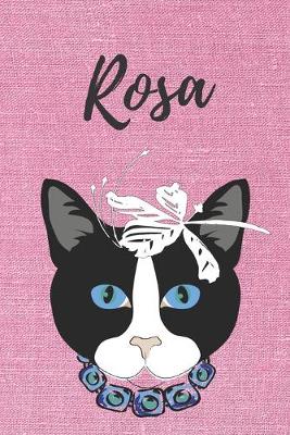 Book cover for Rosa Notizbuch-Katzen / Malbuch / Tagebuch