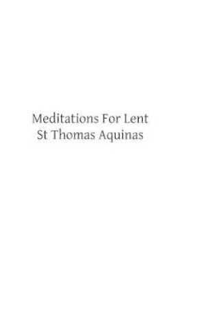 Cover of Meditations For Lent