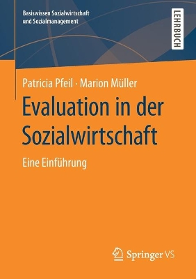 Book cover for Evaluation in der Sozialwirtschaft