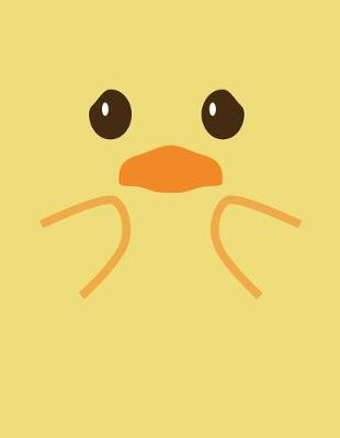 Book cover for Cute Baby Duck Face Notebook
