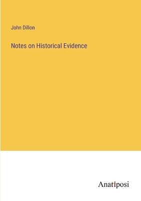 Book cover for Notes on Historical Evidence