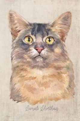 Cover of Somali Shorthair Cat Portrait Notebook