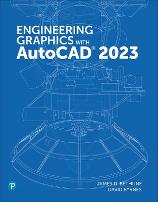 Book cover for Engineering Graphics with AutoCAD 2023