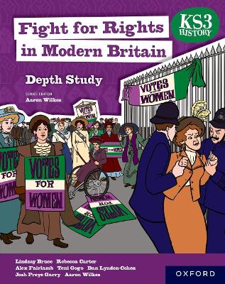 Book cover for KS3 History Depth Study: Fight for Rights in Modern Britain Student Book