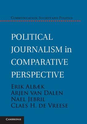 Cover of Political Journalism in Comparative Perspective