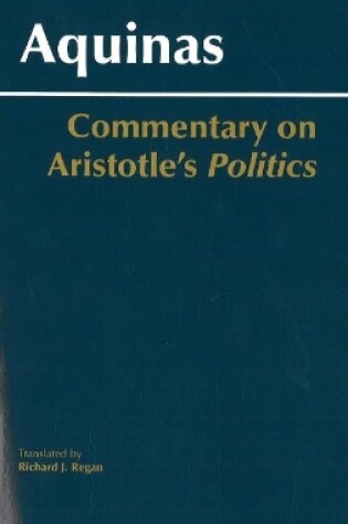 Cover of Commentary on Aristotle's Politics