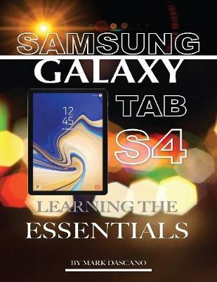 Book cover for Samsung Galaxy Tab S4: Learning the Essentials