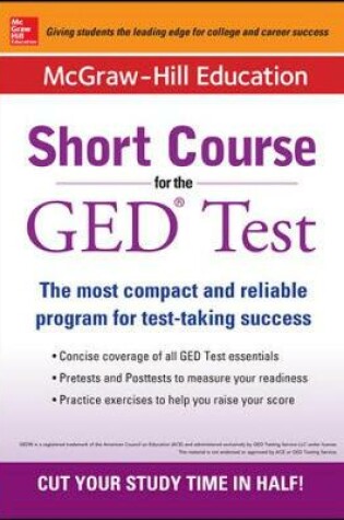 Cover of McGraw-Hill Education Short Course for the GED Test