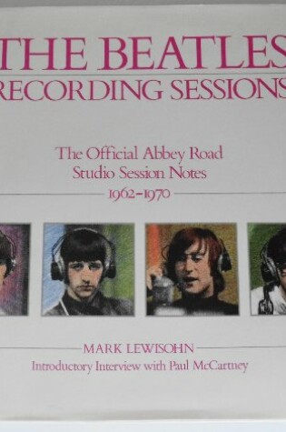 Cover of The Beatles' Recording Sessions