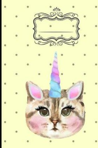 Cover of Caticorn Composition Notebook - 4x4 Quad Ruled