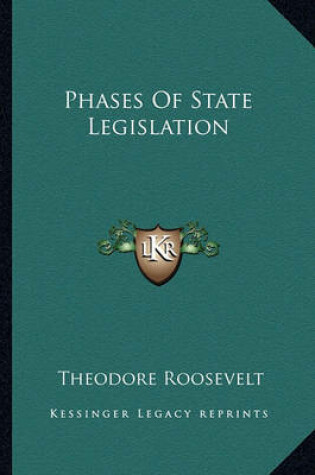 Cover of Phases of State Legislation