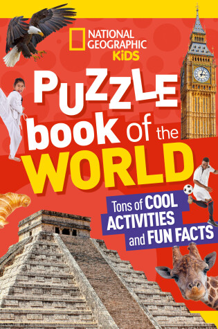 Cover of National Geographic Kids Puzzle Book of the World