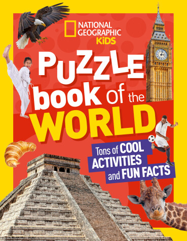 Book cover for National Geographic Kids Puzzle Book of the World
