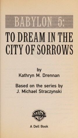 Book cover for To Dream in the City of Sorrows