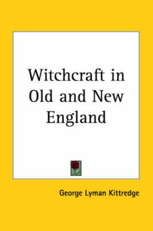 Cover of Witchcraft in Old and New England (1929)