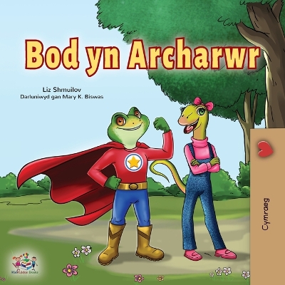 Cover of Being a Superhero (Welsh Children's Book)