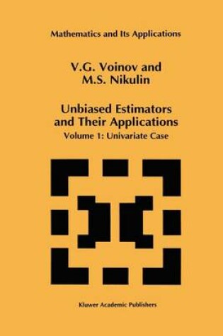 Cover of Unbiased Estimators and Their Applications