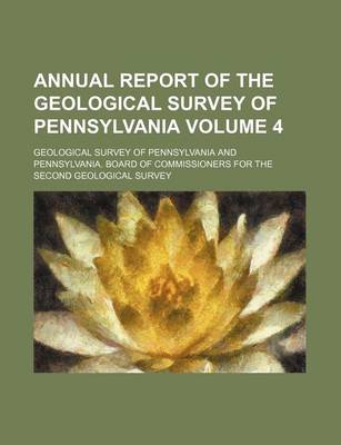 Book cover for Annual Report of the Geological Survey of Pennsylvania Volume 4