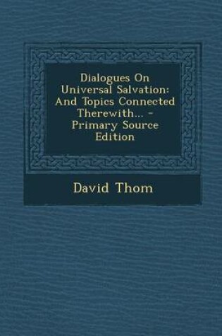 Cover of Dialogues on Universal Salvation