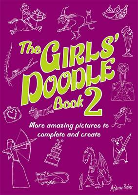 Book cover for The Girls' Doodle Book 2