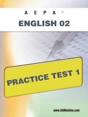 Book cover for Aepa English 02 Practice Test 1