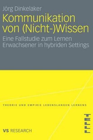 Cover of Kommunikation Von (Nicht-)Wissen