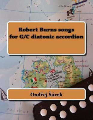 Book cover for Robert Burns songs for G/C diatonic accordion