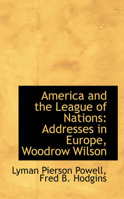 Book cover for America and the League of Nations