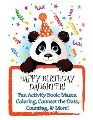 Book cover for HAPPY BIRTHDAY DAUGHTER! (Personalized Birthday Book for Girls)