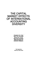 Book cover for Capital Market Effects of International Accounting Diversity