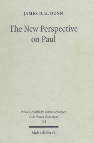 Cover of The New Perspective on Paul