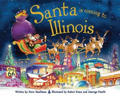 Book cover for Santa Is Coming to Illinois